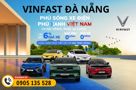 Giá Vinfast VF 3, VF 5, VF 6 , VF 7, VF 8 , VF 9 Tại Đà Nẵng mới nhất tháng 11/2024